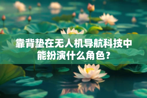 靠背垫在无人机导航科技中能扮演什么角色？