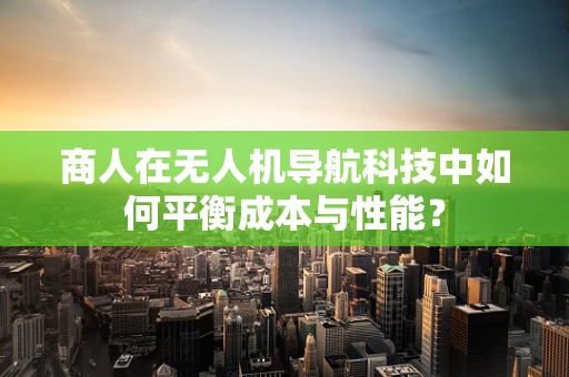 商人在无人机导航科技中如何平衡成本与性能？