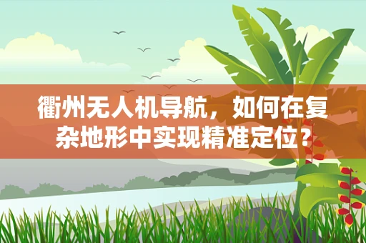 衢州无人机导航，如何在复杂地形中实现精准定位？