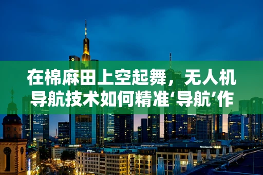 在棉麻田上空起舞，无人机导航技术如何精准‘导航’作物生长？