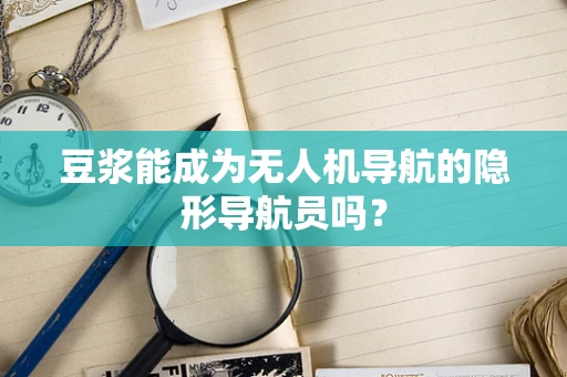 豆浆能成为无人机导航的隐形导航员吗？