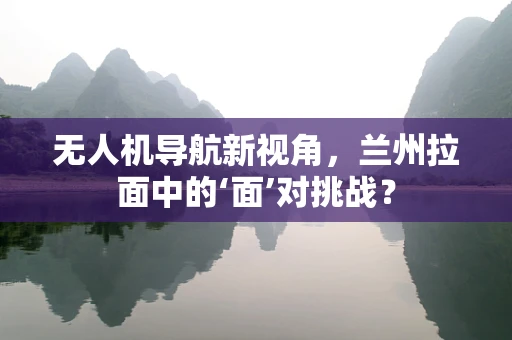 无人机导航新视角，兰州拉面中的‘面’对挑战？