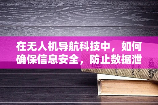 在无人机导航科技中，如何确保信息安全，防止数据泄露？