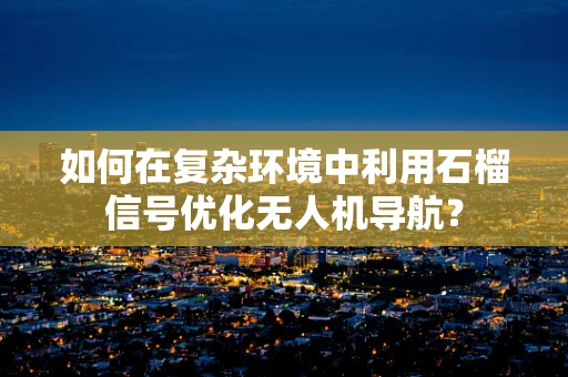 如何在复杂环境中利用石榴信号优化无人机导航？