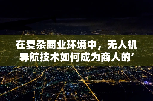 在复杂商业环境中，无人机导航技术如何成为商人的‘智能指南’？