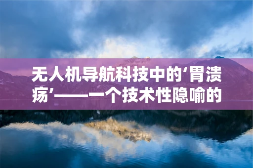 无人机导航科技中的‘胃溃疡’——一个技术性隐喻的探讨