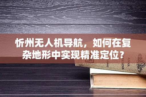 忻州无人机导航，如何在复杂地形中实现精准定位？