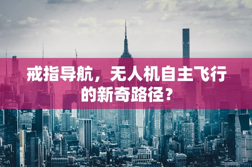 戒指导航，无人机自主飞行的新奇路径？