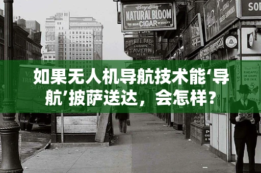 如果无人机导航技术能‘导航’披萨送达，会怎样？