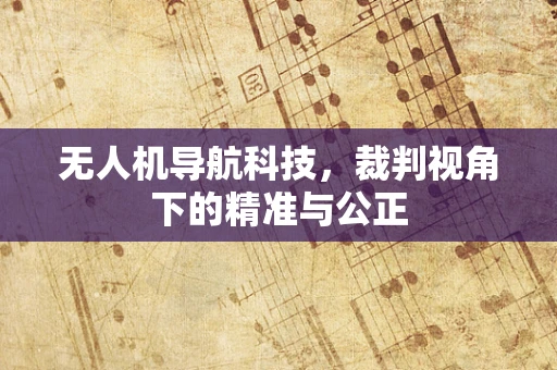 无人机导航科技，裁判视角下的精准与公正