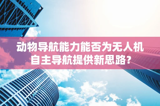 动物导航能力能否为无人机自主导航提供新思路？