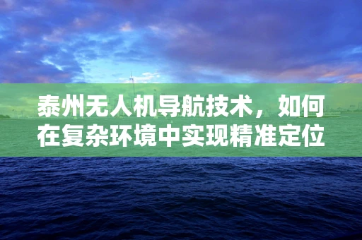 泰州无人机导航技术，如何在复杂环境中实现精准定位？