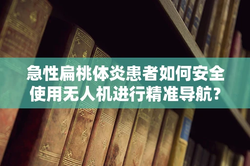 急性扁桃体炎患者如何安全使用无人机进行精准导航？