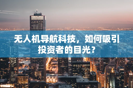 无人机导航科技，如何吸引投资者的目光？