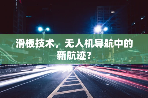 滑板技术，无人机导航中的新航迹？
