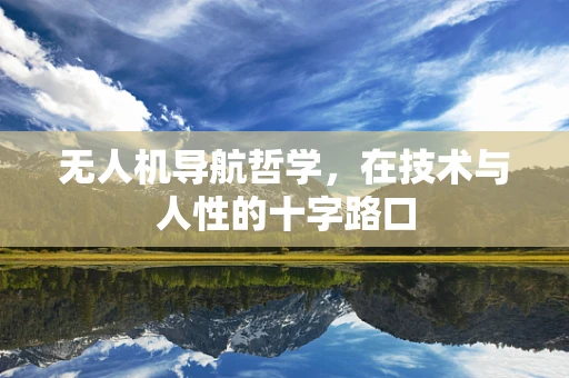 无人机导航哲学，在技术与人性的十字路口