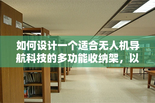 如何设计一个适合无人机导航科技的多功能收纳架，以优化工作空间与设备管理？