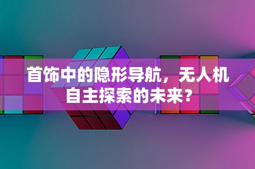 首饰中的隐形导航，无人机自主探索的未来？