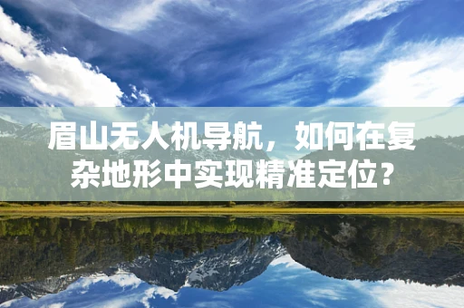 眉山无人机导航，如何在复杂地形中实现精准定位？