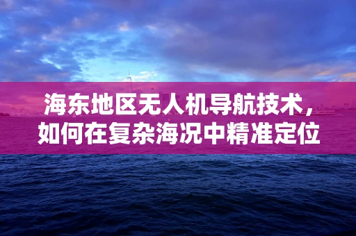 海东地区无人机导航技术，如何在复杂海况中精准定位？