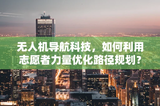 无人机导航科技，如何利用志愿者力量优化路径规划？