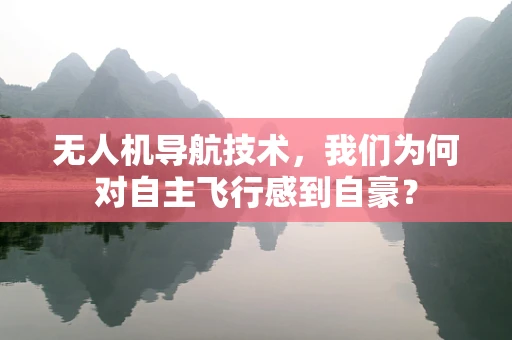 无人机导航技术，我们为何对自主飞行感到自豪？