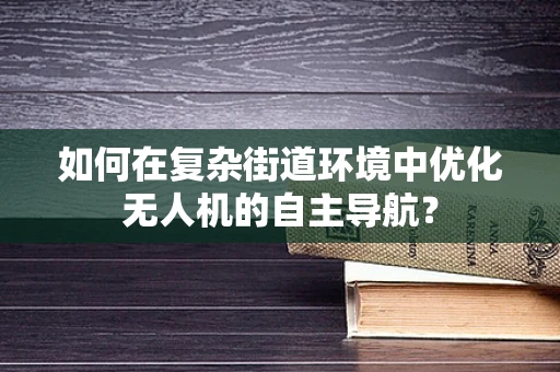 如何在复杂街道环境中优化无人机的自主导航？
