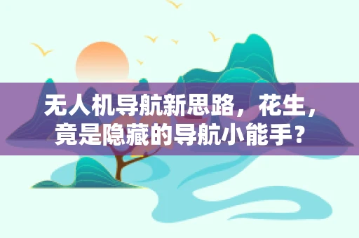 无人机导航新思路，花生，竟是隐藏的导航小能手？