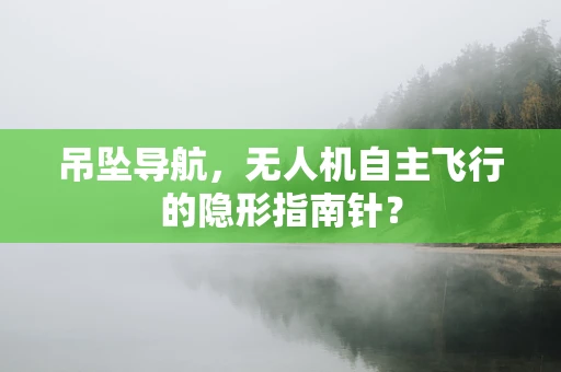 吊坠导航，无人机自主飞行的隐形指南针？