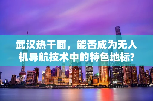 武汉热干面，能否成为无人机导航技术中的特色地标?