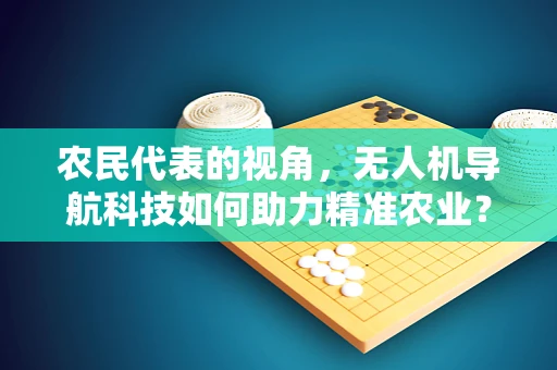 农民代表的视角，无人机导航科技如何助力精准农业？