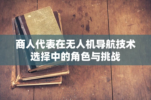 商人代表在无人机导航技术选择中的角色与挑战