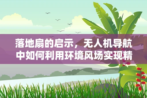 落地扇的启示，无人机导航中如何利用环境风场实现精准降落？
