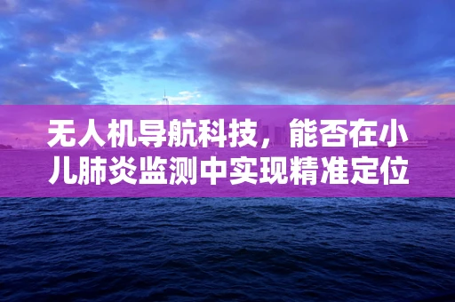 无人机导航科技，能否在小儿肺炎监测中实现精准定位？
