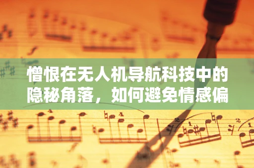 憎恨在无人机导航科技中的隐秘角落，如何避免情感偏见影响算法决策？