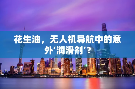 花生油，无人机导航中的意外‘润滑剂’？