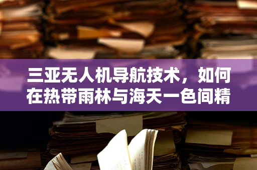 三亚无人机导航技术，如何在热带雨林与海天一色间精准定位？
