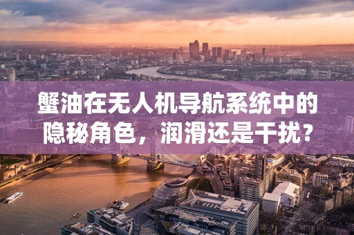 蟹油在无人机导航系统中的隐秘角色，润滑还是干扰？