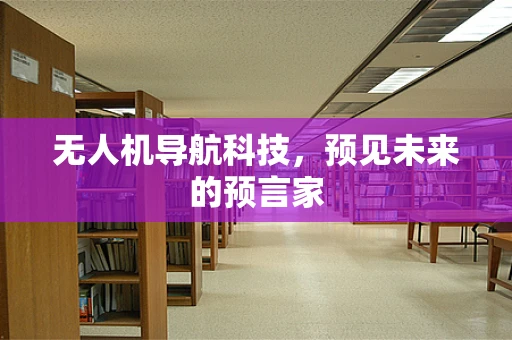 无人机导航科技，预见未来的预言家