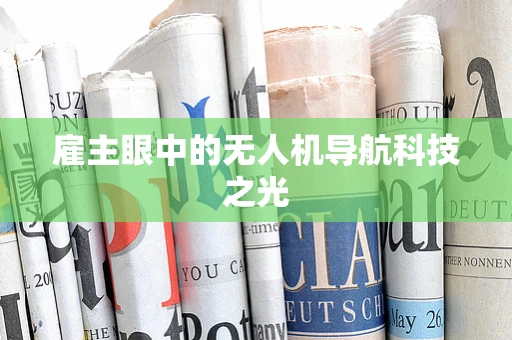 雇主眼中的无人机导航科技之光