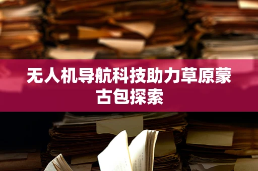 无人机导航科技助力草原蒙古包探索
