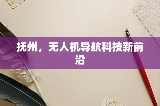 抚州，无人机导航科技新前沿