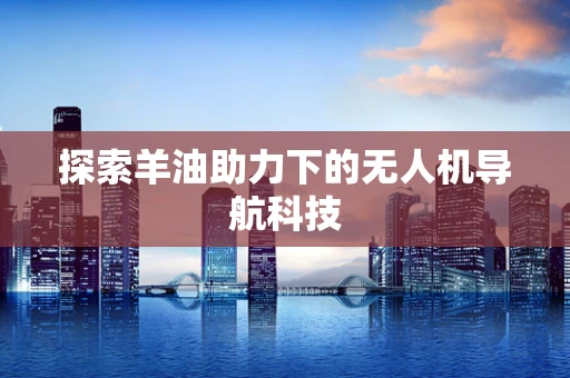 探索羊油助力下的无人机导航科技
