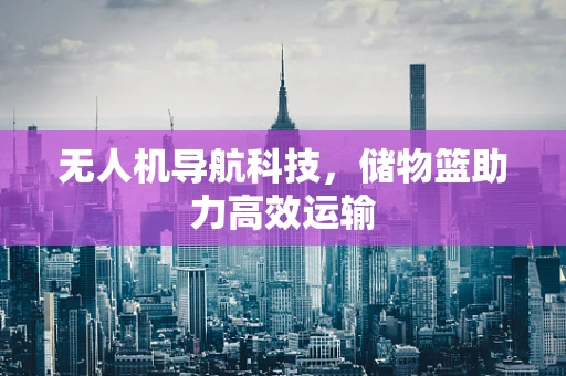 无人机导航科技，储物篮助力高效运输