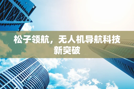 松子领航，无人机导航科技新突破