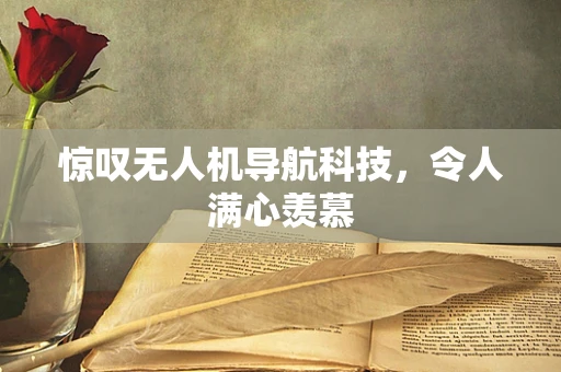 惊叹无人机导航科技，令人满心羡慕