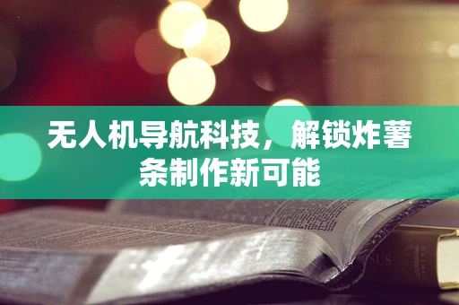 无人机导航科技，解锁炸薯条制作新可能