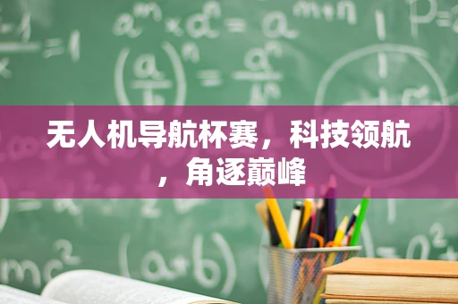 无人机导航杯赛，科技领航，角逐巅峰