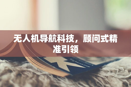 无人机导航科技，顾问式精准引领