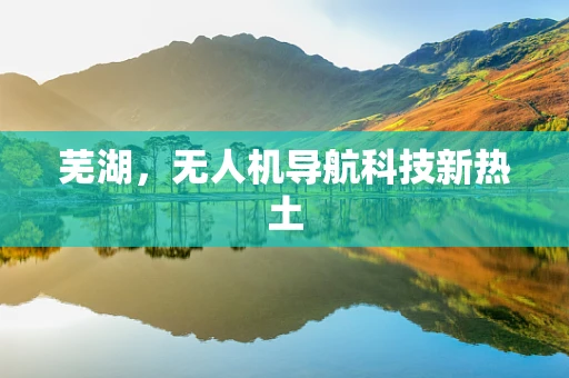 芜湖，无人机导航科技新热土